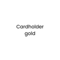 Cardholder Gold
